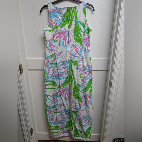 Lilly Pulitzer Biltmore Floral Maxi Dress, Sz 12 - Picture 6 of 6